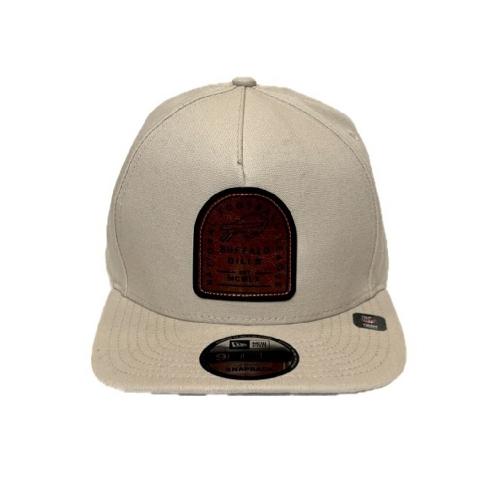 NWT New Era Buffalo Bills Stone Premier 9FIFTY Snapback Hat NFL Team Sports
